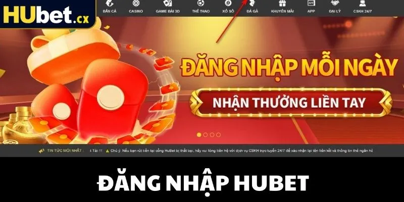 Đăng nhập vào tài khoản thành viên HUBET để cá cược xổ số Lào