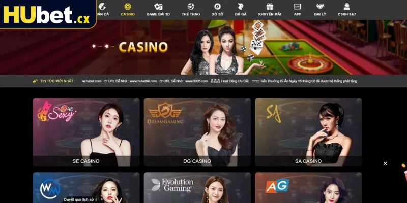 Tìm hiểu sơ lược về Casino HUBET